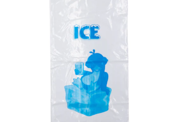 LDPE Ice Bags – 10″x22″ – 500 Bags – 1.35 mil – Clear – 8LBICELDWF-500