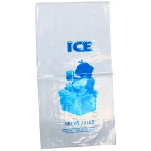 LDPE Ice Bags – 14″x27″ – 250 Bags – 2.30 mil – Clear – 20LBICELDWF-250