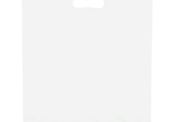 LDPE Die Cut Merchandies Bags – 12″x15″ – 500 Bags – 1.5 mil – White – 1215DCWHITE