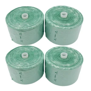 Narrow Profile Produce Roll Bags – 16″X28″ – 1900 Bags – 8 microns – Green Tint – 1628NPPROD8M-EXTC