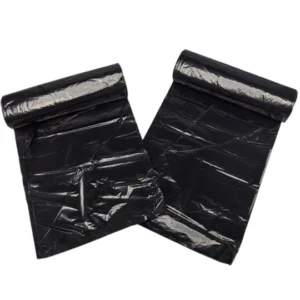 Black LDPE Coreless Trash Bags – 43″x47″ – 100 Bags – 1.3 mil – Black – 434713MBLKLDTL