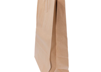 Paper Bags – Handle Bags – Kraft Color – 16″x6″x19″ – 200 Bags – 74 LB Weight basis (110 GSM strong) Twisted Handle. Packed in cases. – Kraft/Natural – 16619NKPAPTHDL
