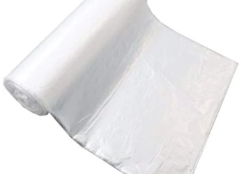 Clear (Natural Color) HDPE Coreless Trash Liners – 40″x48″ – 250 Bags – 12 microns – Clear – TL404812MWF
