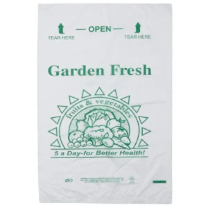 Clear (Natural Color) Produce Rolls (HDPE) – 10″X15″ – 3500 Bags – 11 microns – Clear – 5ADAYPROD1015WF