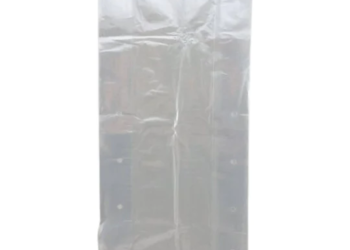 Clear (Natural Color) LDPE Poly Vented Bags (With Venting Holes) – 8″x4″x18″ – 1000 Bags – 0.80 mil – Clear – LDVENT8418WF