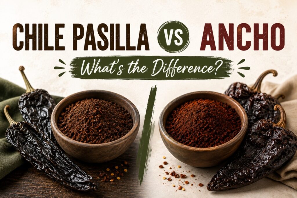 Chile Pasilla vs Ancho