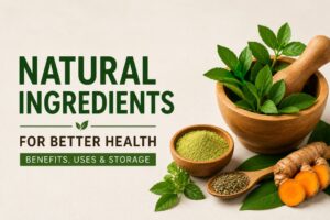 Natural Ingredients for Better Health Benefits, Uses, and Storage